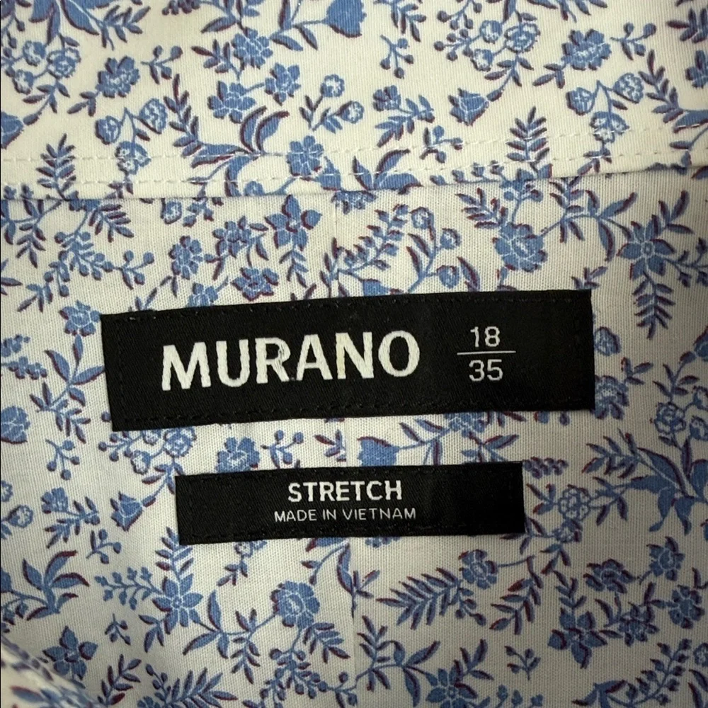 Murano Light Blue Patterned Men's Shirt